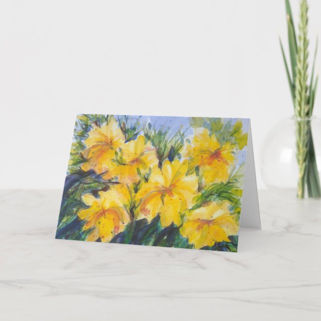 Tarjeta Chispa de notecard amarillo (Anverso)