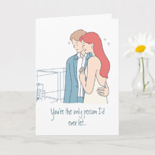 Tarjeta Chiste de amor Día de San Valentín divertido de la