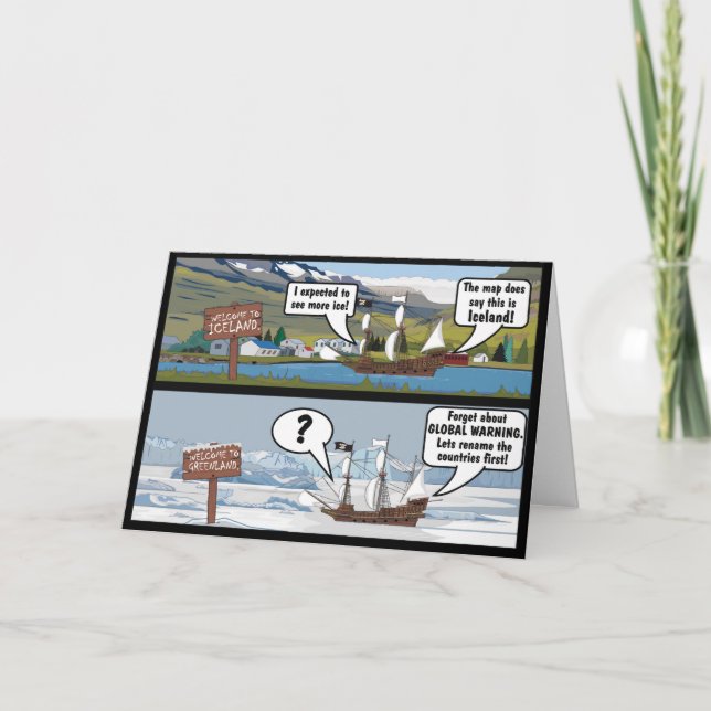 TARJETA CHISTE DE CAMBIO CLIMÁTICO (Anverso)