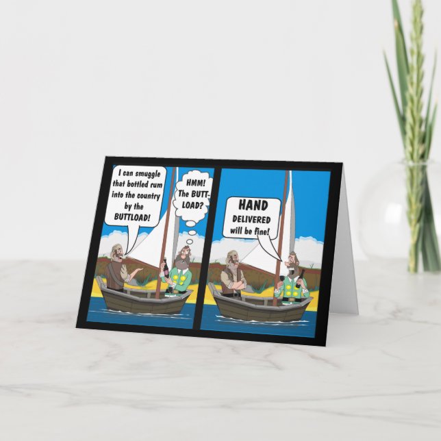 TARJETA CHISTE DE CARGA DE BUTT (Anverso)