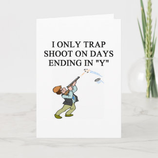 Tarjeta CHISTE de disparo TRAP