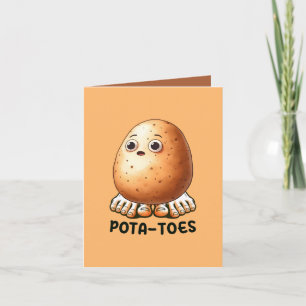 Tarjeta Chiste de patata divertido personalizable