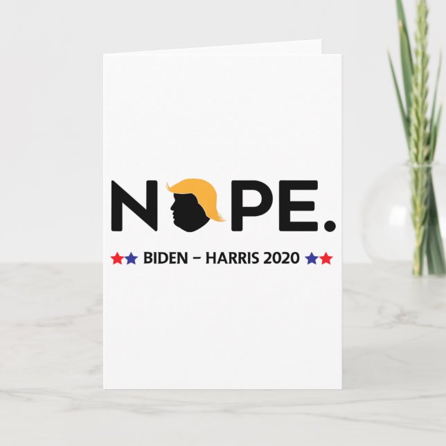 Tarjeta Chiste de Trump No  (Anverso)