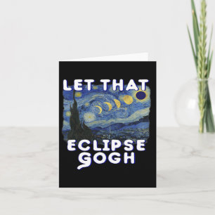 Tarjeta Chiste de Van Gogh conmemorativo de la camiseta de