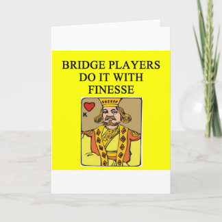 Tarjeta Chiste del jugador de Bbridge