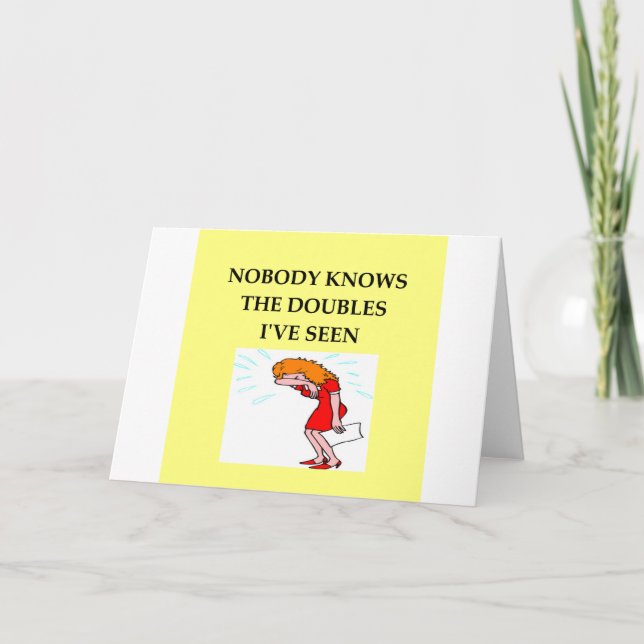 Tarjeta chiste del jugador de puente (Anverso)