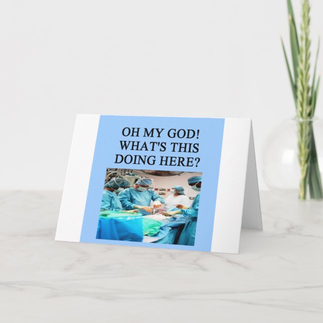 Tarjeta Chiste del médico del MÉDICO (Anverso)