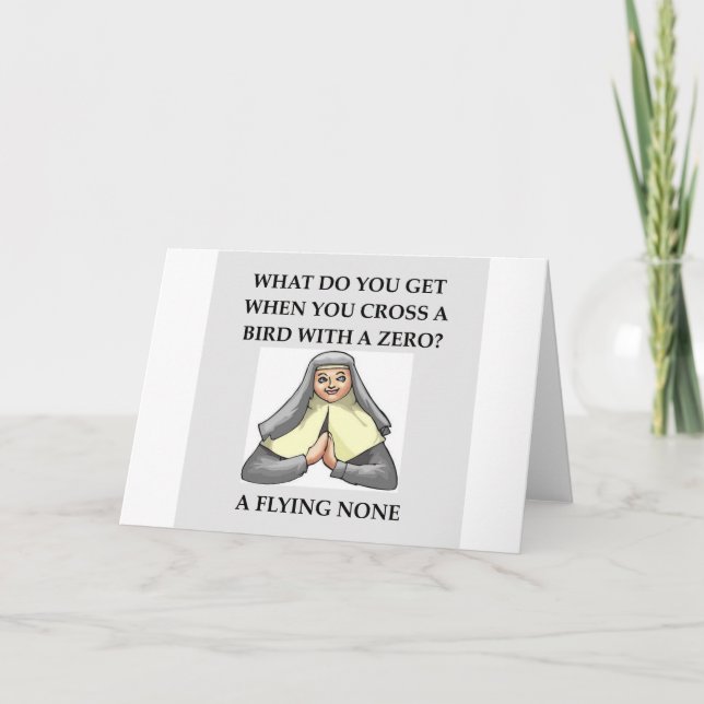 Tarjeta chiste matemático (Anverso)