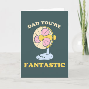 Tarjeta Chiste puntero del día del padre fantástico