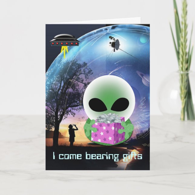 Tarjeta Chistes de Roswell (Anverso)
