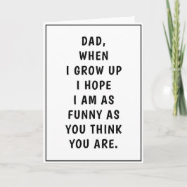 Tarjeta Chistes divertidos de papá cumpleaños Día del padr