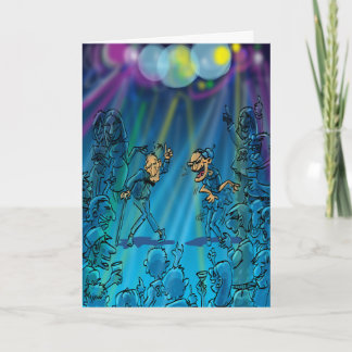 Tarjeta Chistes divertidos del cumpleaños - club de baile