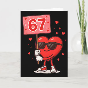 Tarjeta Chistoso 67 Meme Lindo Día de San Valentín Seis Si