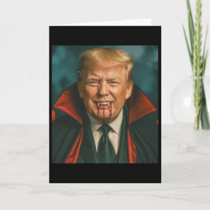 Tarjeta Chistoso Trump de Halloween