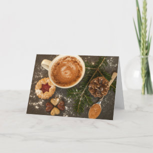 Tarjeta Chocolate Caliente de Navidad