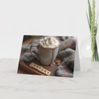 Chocolate caliente para el cumpleaños de enero