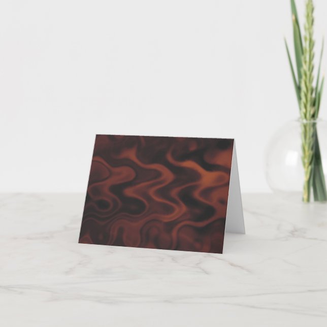 Tarjeta Chocolate derretido Notecards (Anverso)