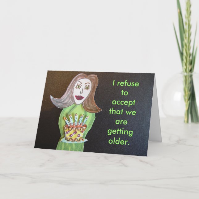 Tarjeta Chocolate, dinero, diamantes... ahora que puedo ac (Anverso)