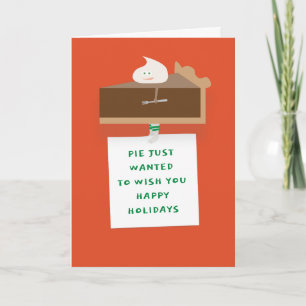 Tarjeta Chocolate Pie Holiday
