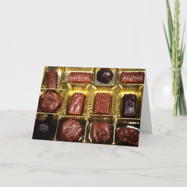 Tarjeta Chocolates (Anverso)