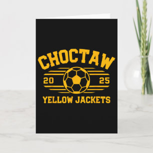 Tarjeta Choctaw Yellow Jackets Fútbol Byll 2025 Hs