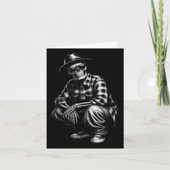 Tarjeta Cholo Chicano Homie Guay Ropa de gángster mexicano (Anverso)