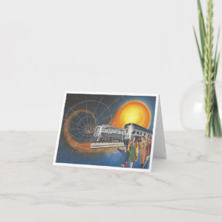 Tarjeta Choo cósmico del choo