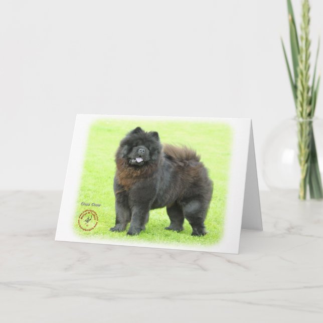 Tarjeta Chow Chow 9B008D-25 (Anverso)