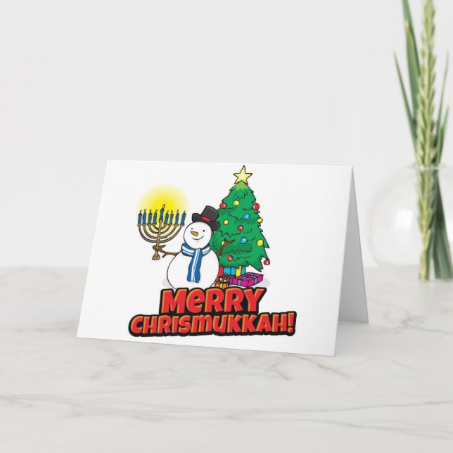 Tarjeta Chrismukkah (Anverso)