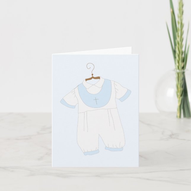 Tarjeta Christening Gown Baptism Gretship Cards (Anverso)