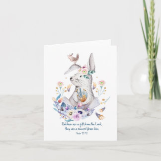 Tarjeta Christian Christening Baby Shower Dedication Card