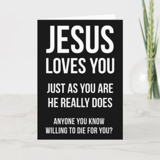 Tarjeta Christian Dad Saved Redeemed Forgiven Faith Christ