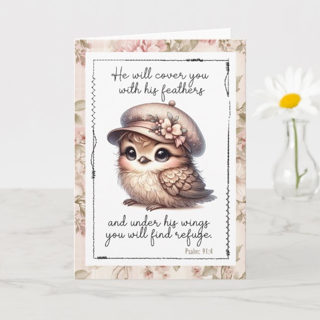 Tarjeta Christian Faith Words Of Comfort (Planta pequeña)