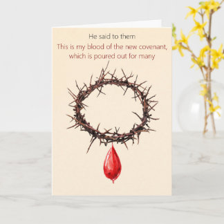 Tarjeta Christian Passover Card
