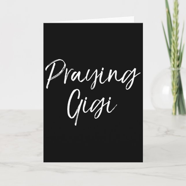 Tarjeta Christian Prayer Mother's Day Gift For Grandma Pra (Anverso)