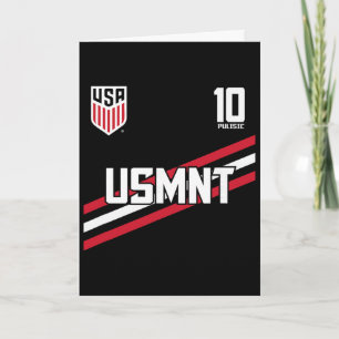 Tarjeta Christian Pulisic 10 Navy Usmnt Licencia Oficial