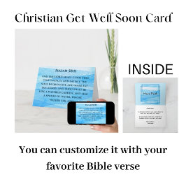 Tarjeta Christian recuperarse pronto