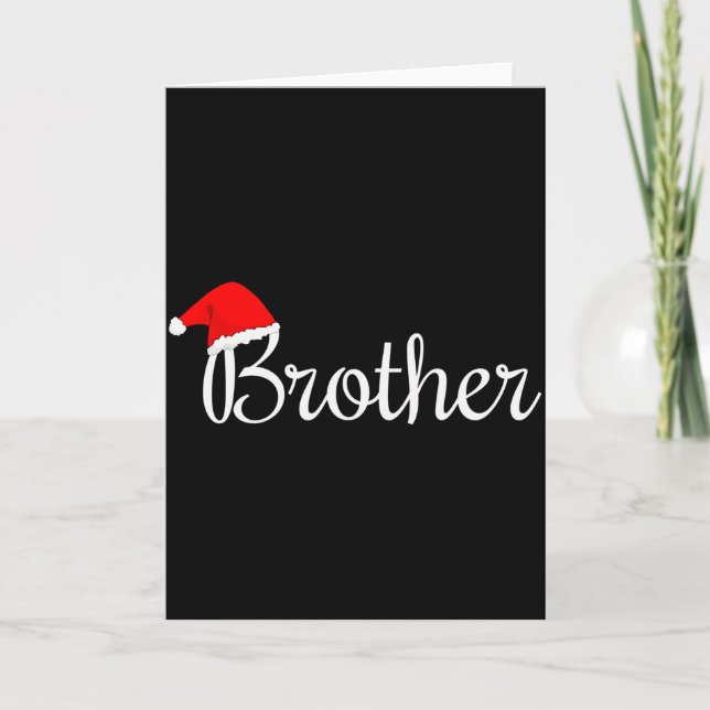 Tarjeta Christmas Brother  (Anverso)