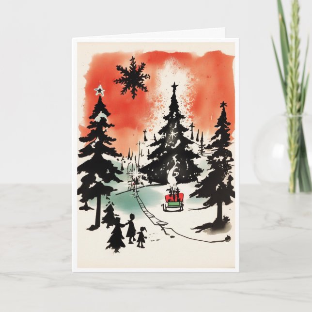 Tarjeta Christmas card (Anverso)