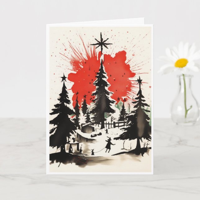Tarjeta Christmas card (Planta pequeña)