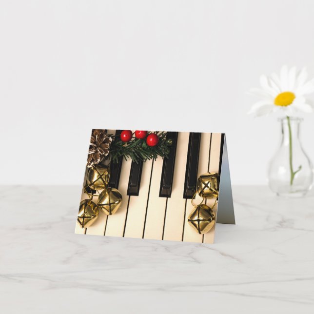 Tarjeta Christmas Carol Music Room (Planta pequeña)