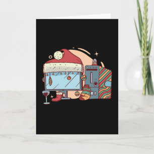 Tarjeta Christmas computer