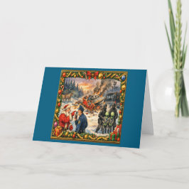 Tarjeta Christmas Crash Greeting Card