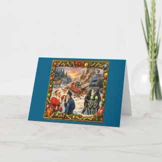Tarjeta Christmas Crash Greeting Card