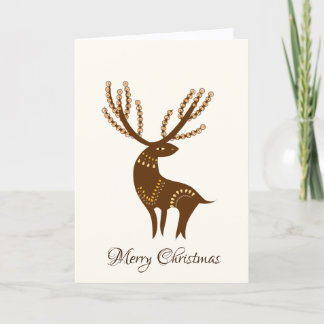 Tarjeta Christmas deer