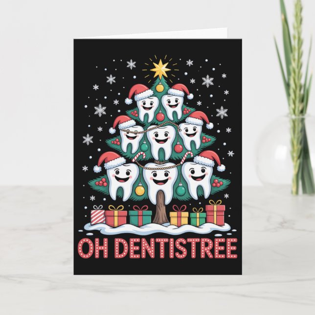 Tarjeta Christmas Dental Squad Oh Dentistree  (Anverso)