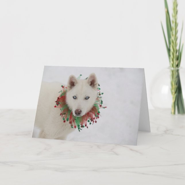 Tarjeta Christmas Dog (Anverso)