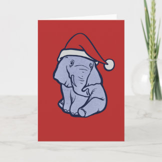 Tarjeta Christmas Elephant