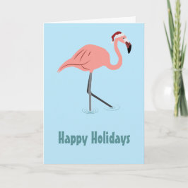 Tarjeta Christmas Flamingo 