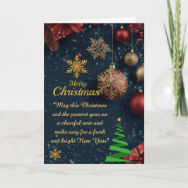 Tarjeta Christmas Folded Greeting Card